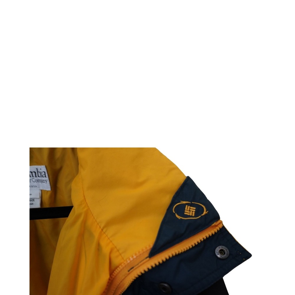 Columbia Bugaboo 3-in-1 Interchange Jacket Mens Large Yellow Black Fleece Liner - Picture 7 of 7